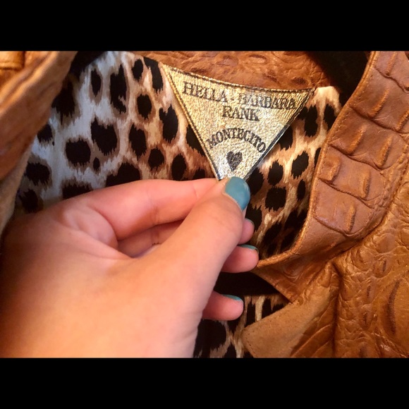 helen barabara rank montecito “croc back” coat - Picture 5 of 8